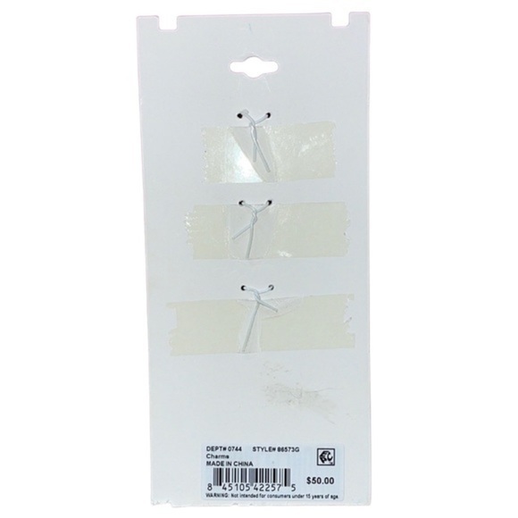 Unwritten 14k Gold Flash Plated Charms Genuine Crystal & Stone - New With Tags - Picture 2 of 5